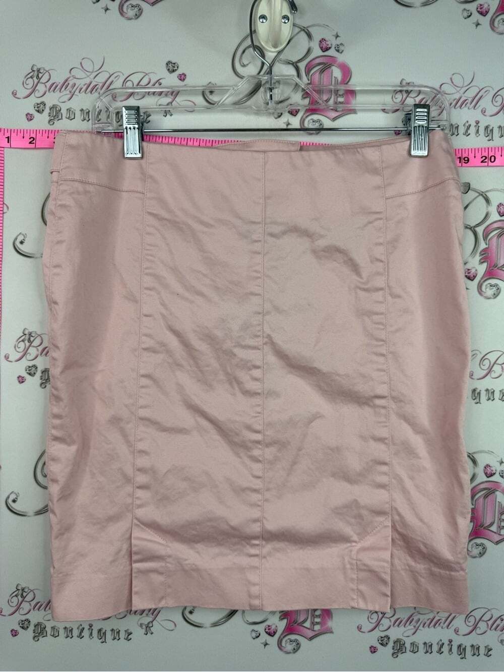PERIPHERY skirt light pink Women's Blush Pink Pencil Skirt